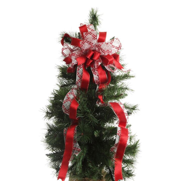 how to make a scrap ribbon christmas tree ornament