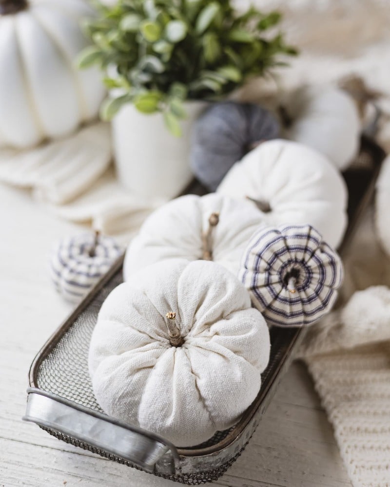 how to make fabric covered pumpkins