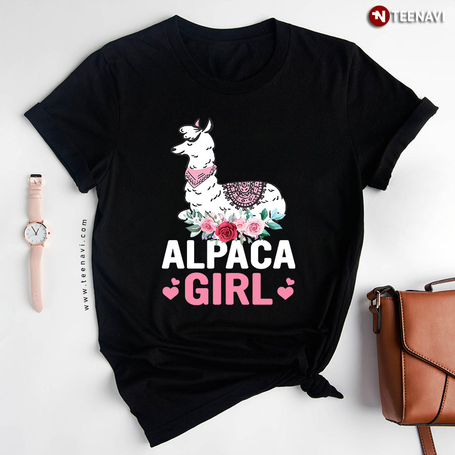 Alpaca Girl Alpaca Lovers Lovely Alpaca T-Shirt