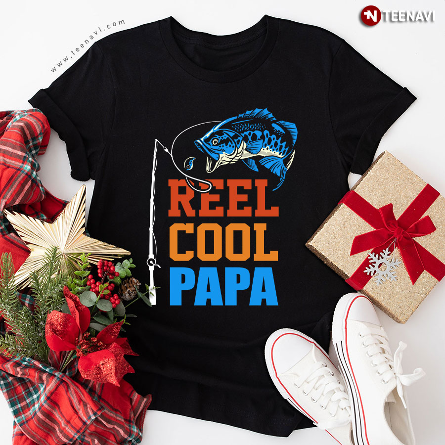 Reel Cool Papa Fishing Lover Father's Day T-Shirt
