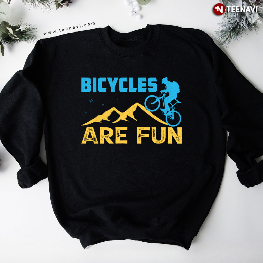 Bicycles Are Fun Cycling Sweatshirt