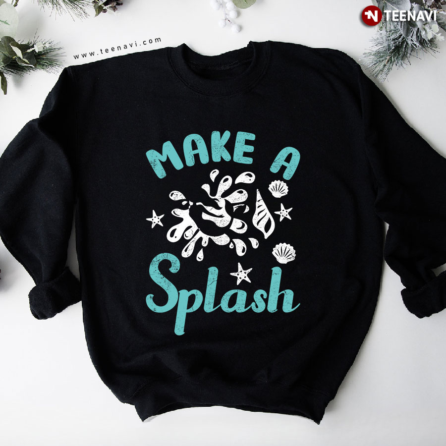 Make A Splash Mermaid Seashell Sweatshirt