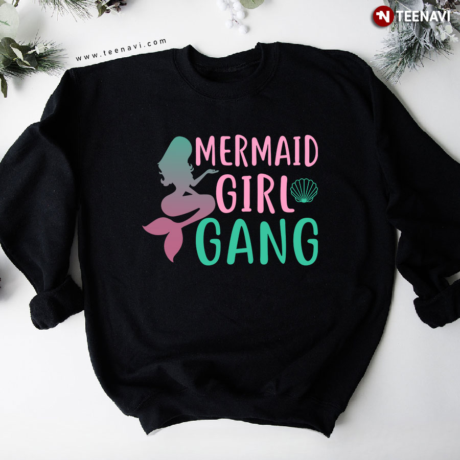 Mermaid Girl Gang Seashell Sweatshirt