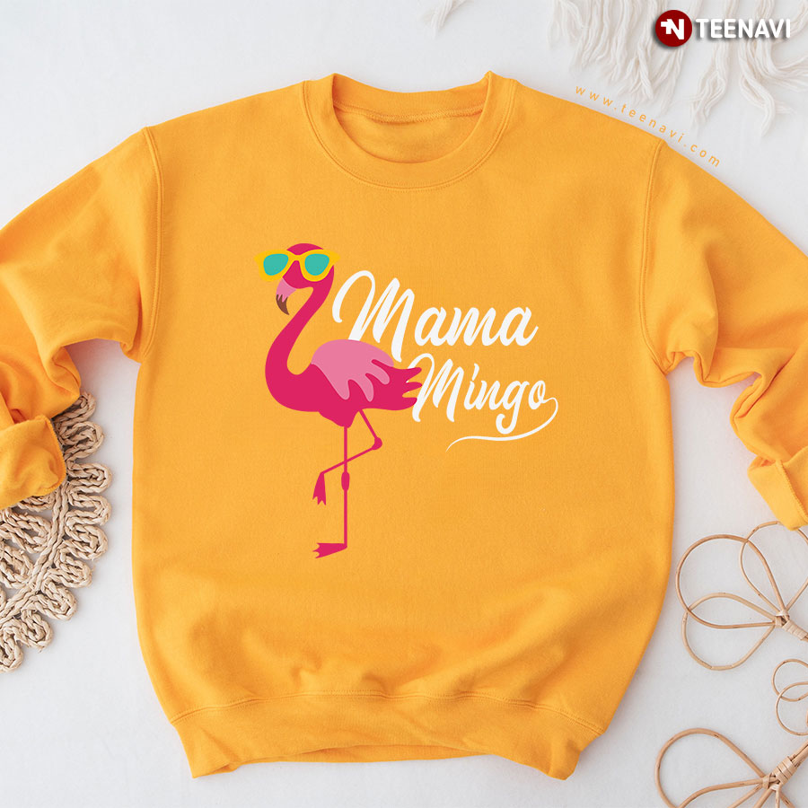 Mamamingo Pink Flamingo Lover Mother's Day Sweatshirt