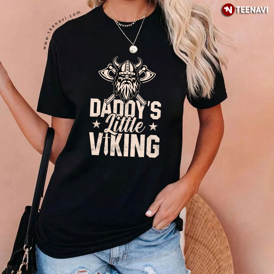 Daddy's Little Viking Cool Viking T-Shirt