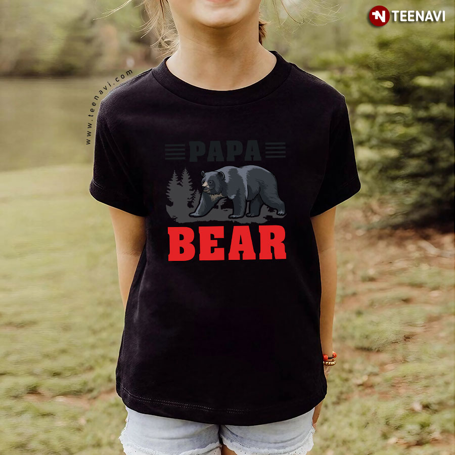 Papa Bear Father's Day Animal Lover T-Shirt