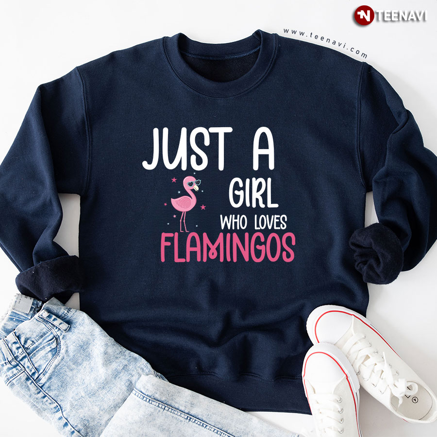 Just A Girl Who Loves Flamingos Sweatshirt