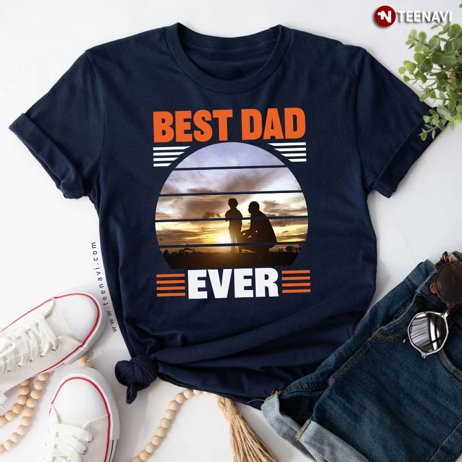 Best Dad Ever Father's Day Vintage T-Shirt