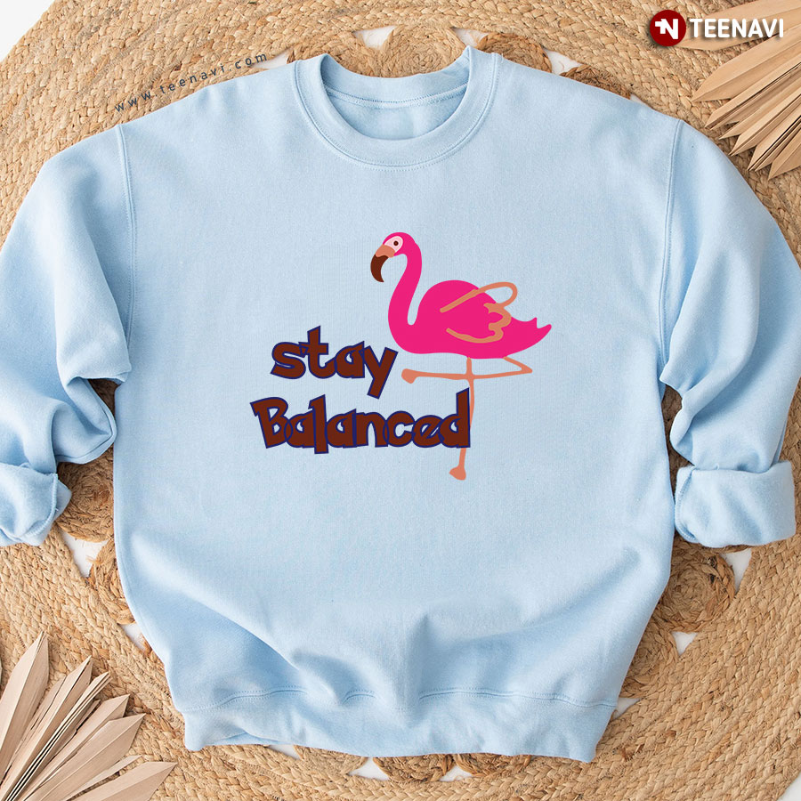 Stay Balanced Adorable Flamingo Sweatshirt