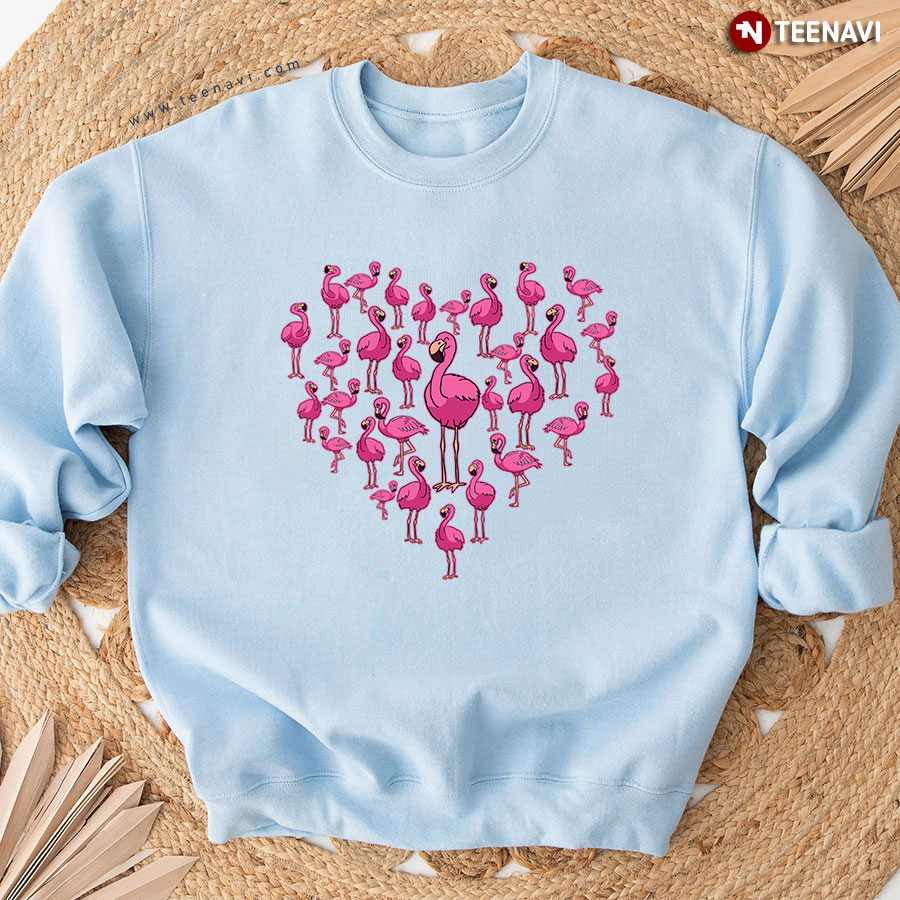 Heart Full Of Flamingos Sweatshirt