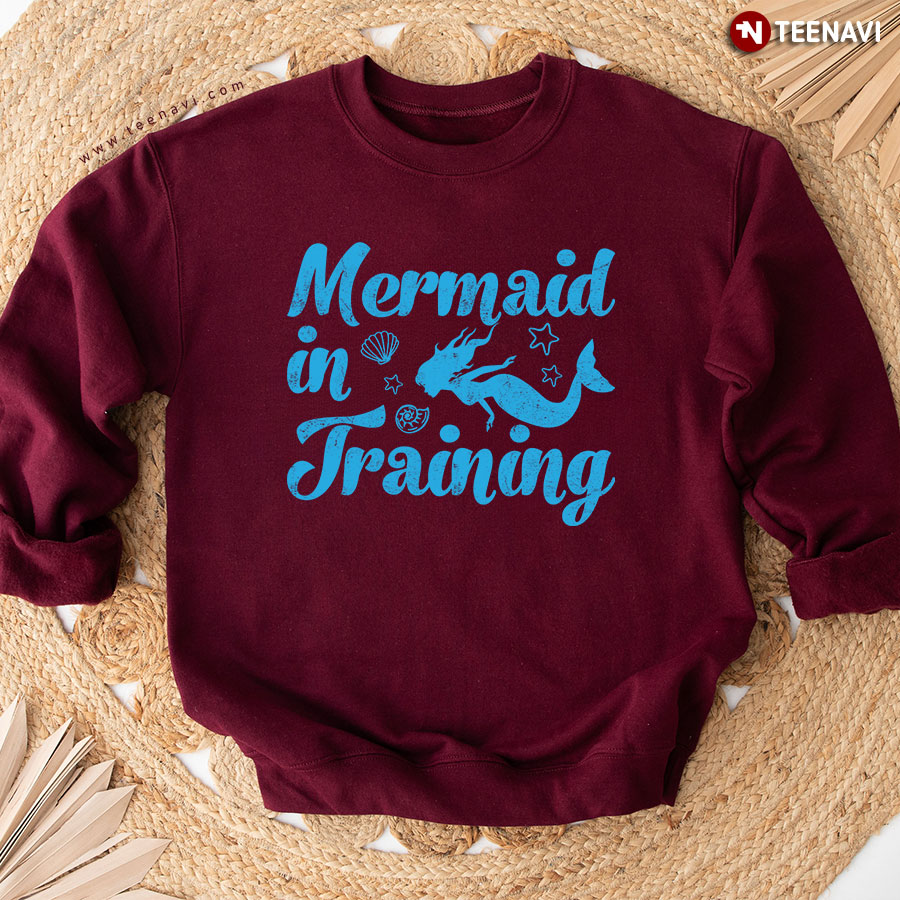 Mermaid In Training Seashell Sweatshirt