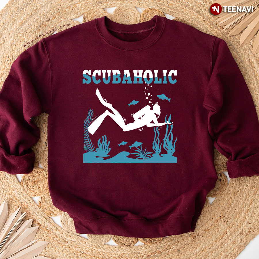 Scubaholic Scuba Diving Scuba Diver Sweatshirt