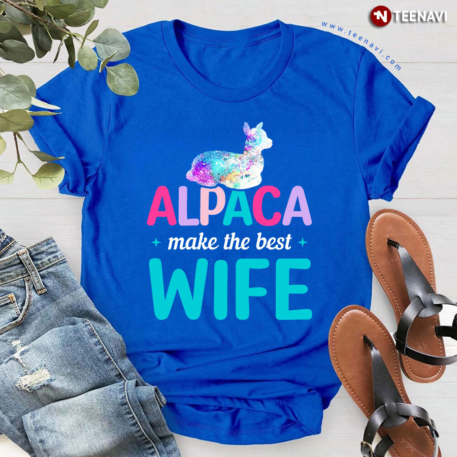 Alpaca Make The Best Wife Animal Lover T-Shirt