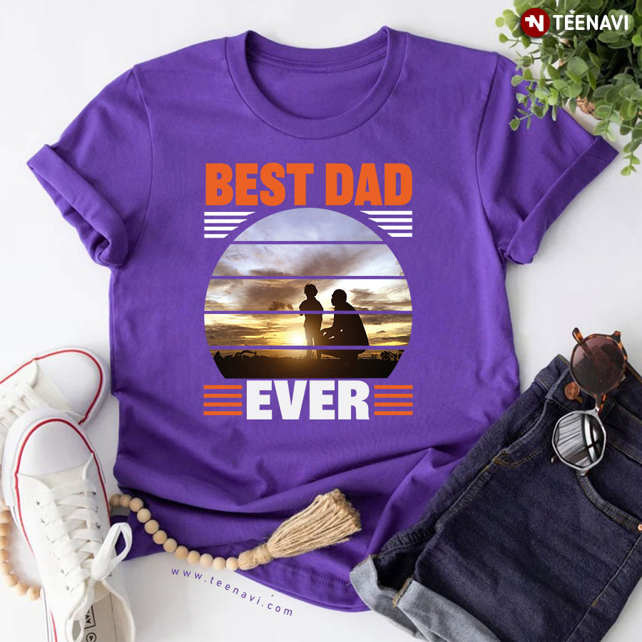 Best Dad Ever Father's Day Vintage T-Shirt