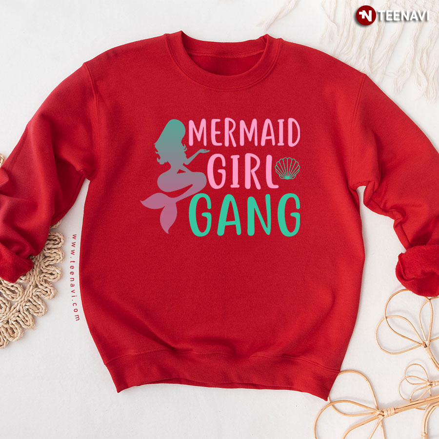 Mermaid Girl Gang Seashell Sweatshirt