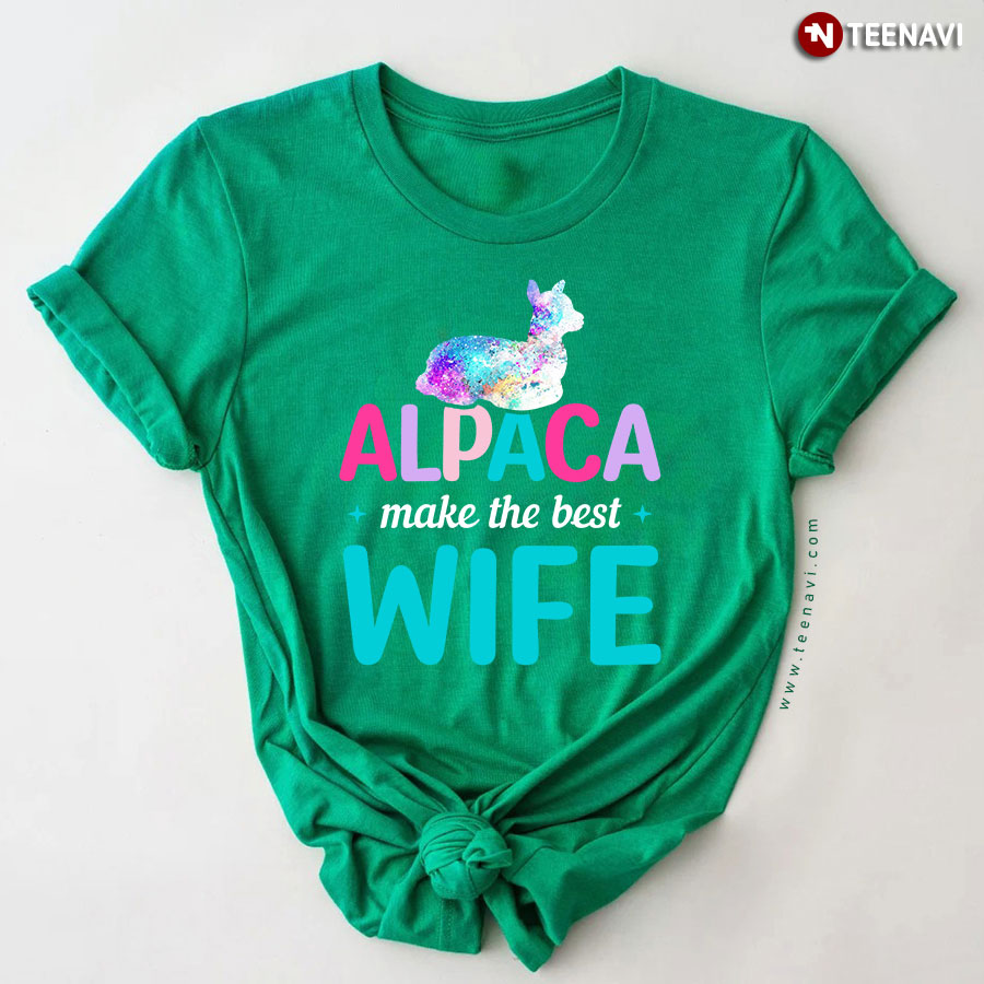 Alpaca Make The Best Wife Animal Lover T-Shirt