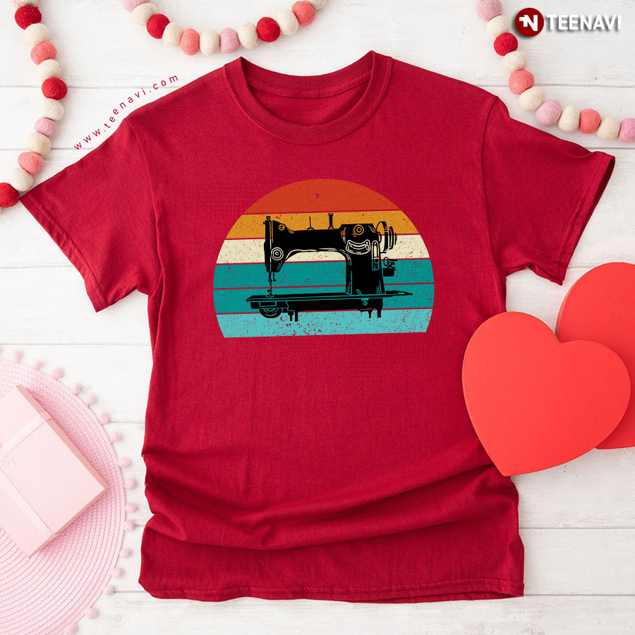 Sewing Machine Sewing Lovers Vintage T-Shirt