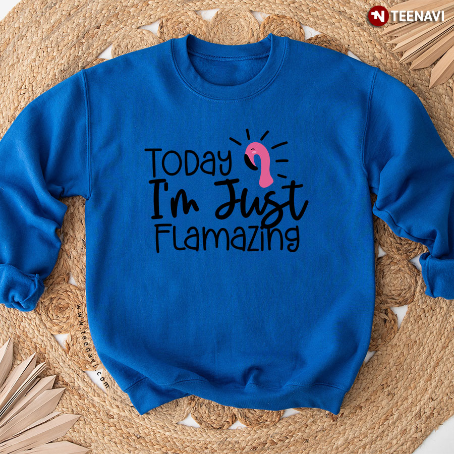 Today I'm Just Flamazing Lovely Flamingo Sweatshirt
