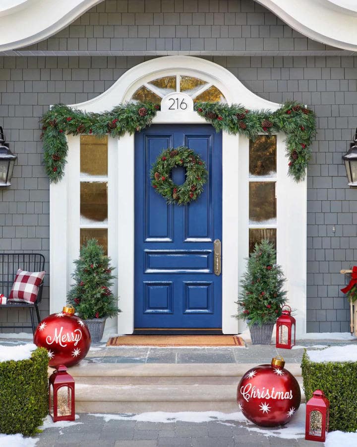 winter wreaths for front door diy