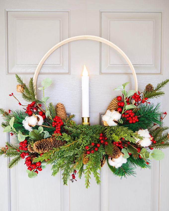 winter wreath ideas for front door