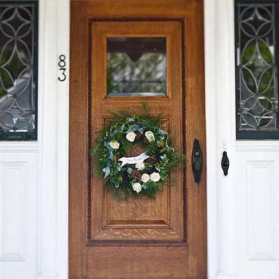 winter wreaths for front door diy