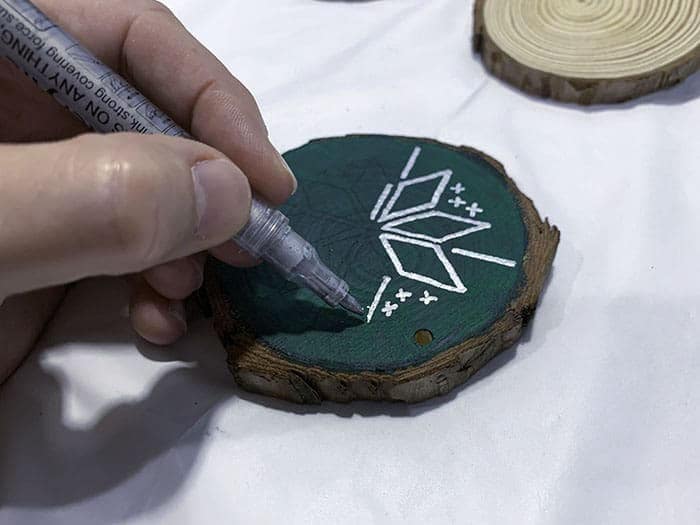 wood slice ornaments diy wood slice ornament ideas