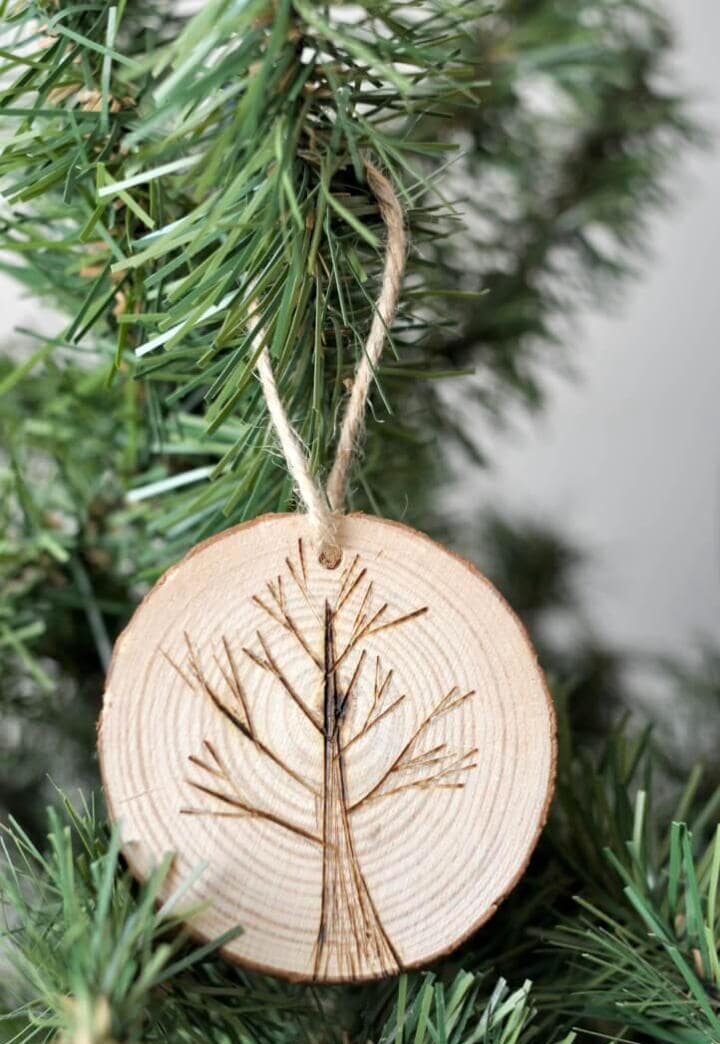 wood slice ornaments diy how to make wood slice photo ornaments