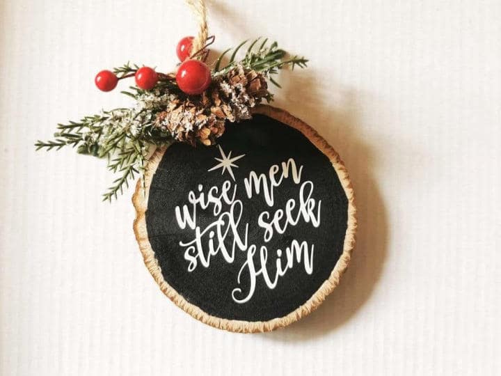 wood slice ornament ideas wood slice ornaments diy