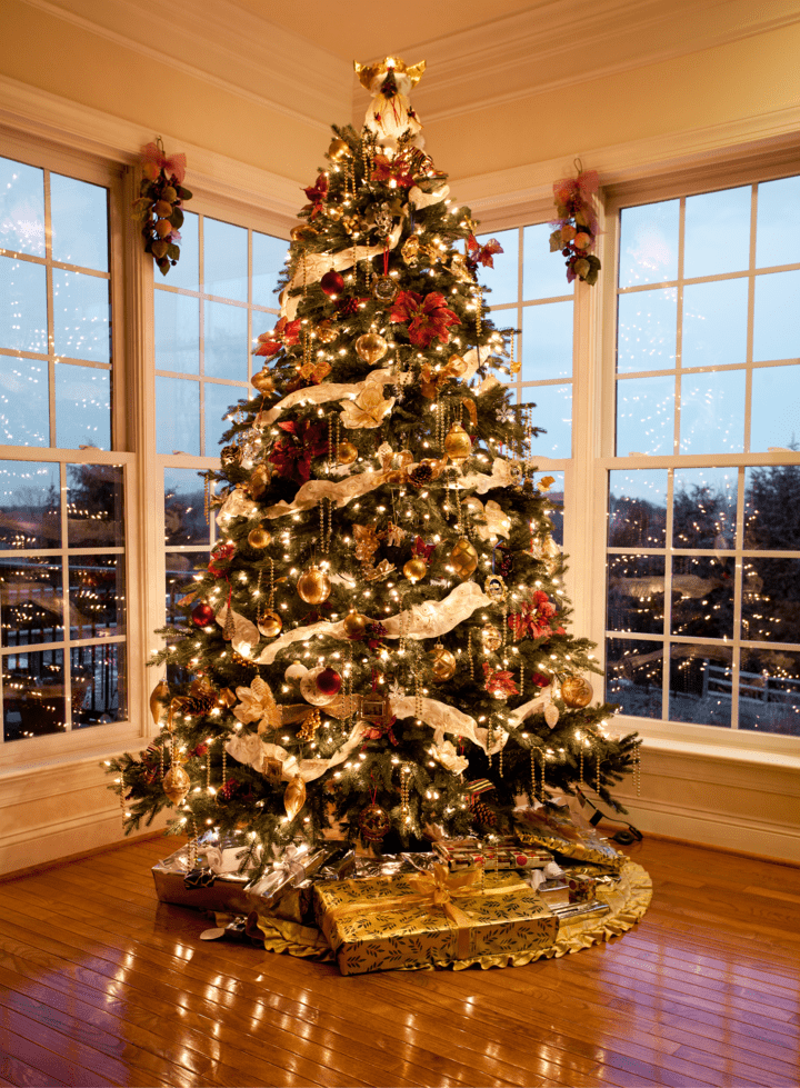 how do you put lights on christmas tree