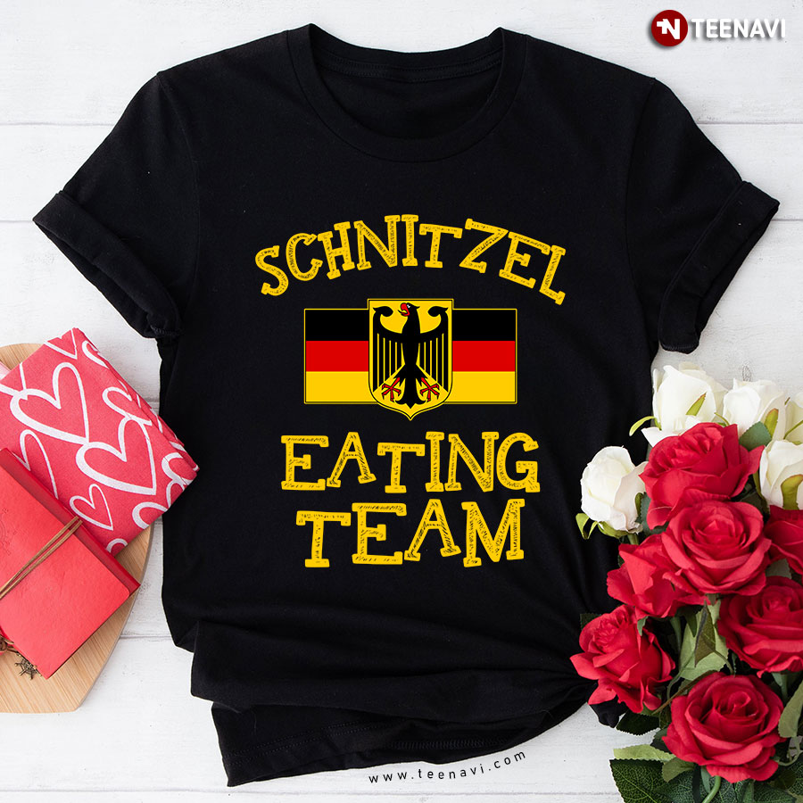 Schnitzel Eating Team Germany Flag T-Shirt