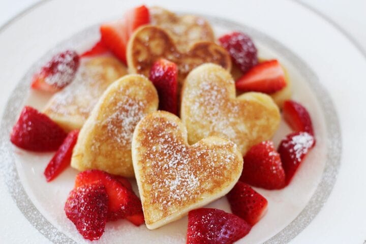 breakfast for Valentine's Day