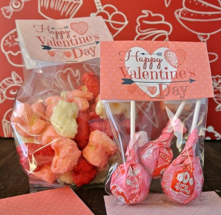 diy valentine's day treat bags