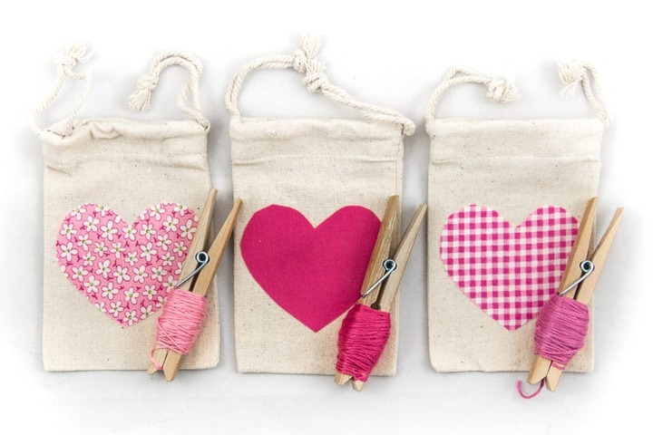 homemade valentine gift bags