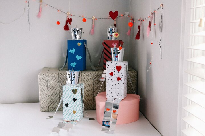 gift wrapping ideas for Valentines
