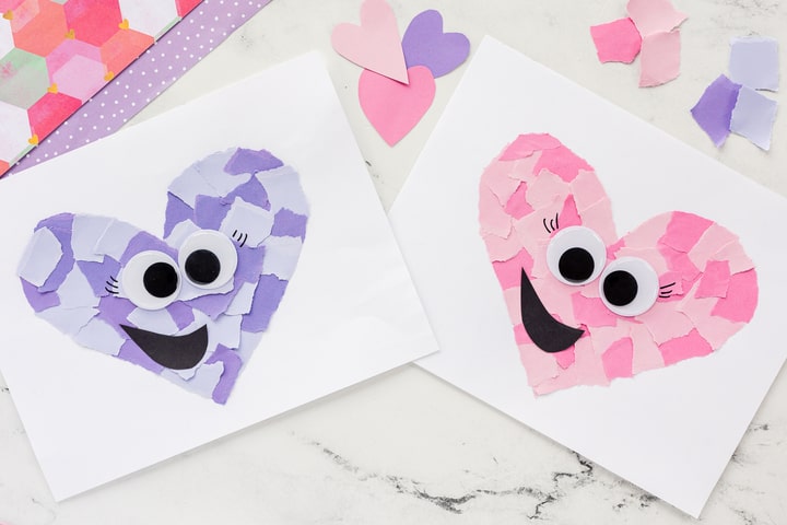 homemade Valentines day cards for preschoolers