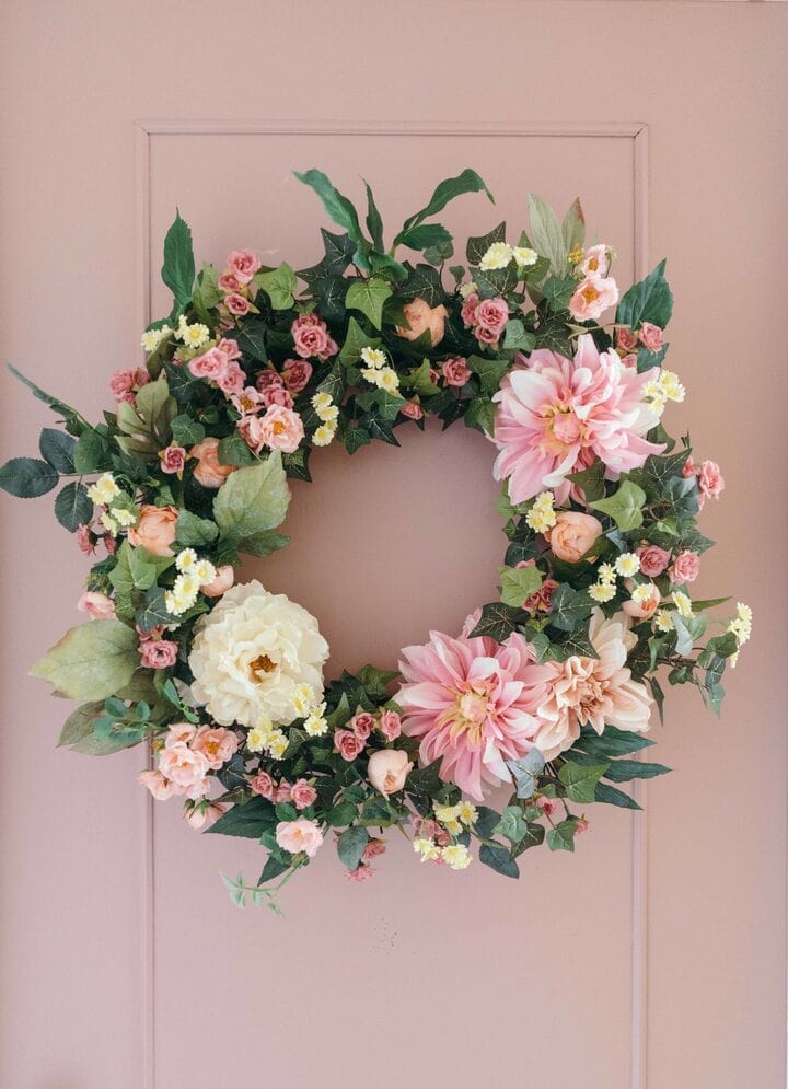 DIY Mothers Day wreath