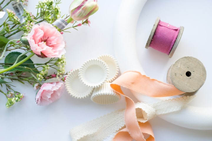 DIY Mothers Day wreath