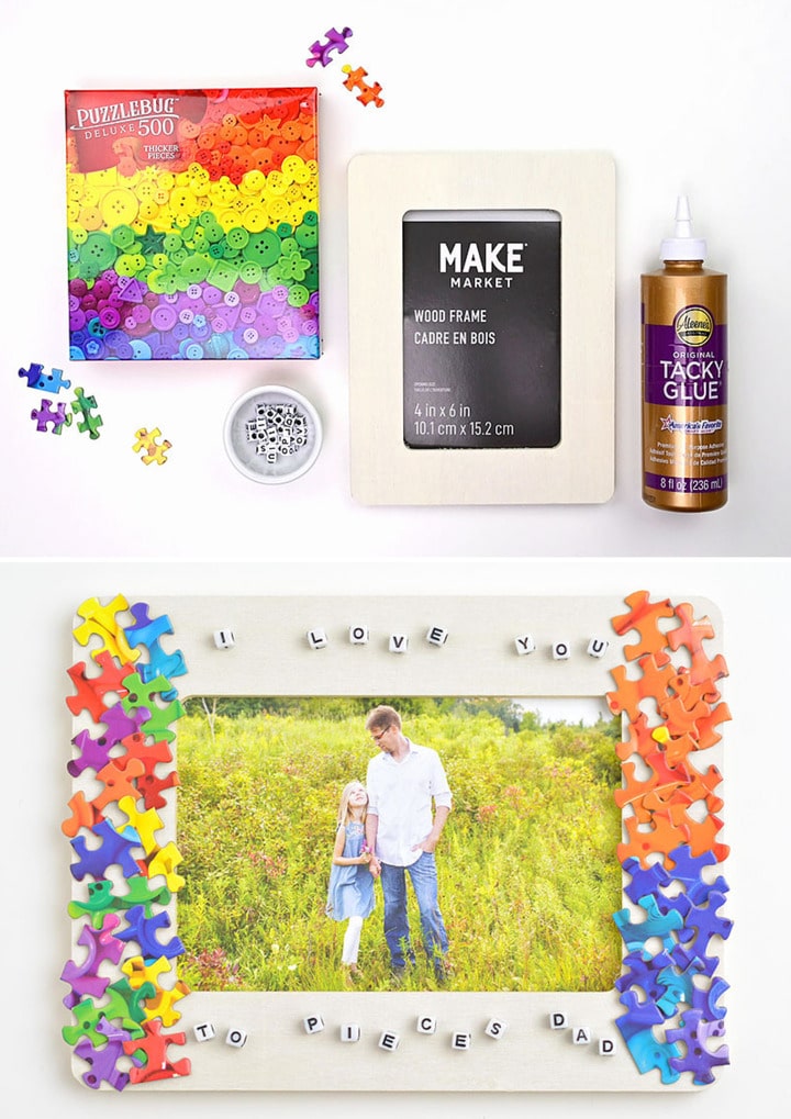 Father's Day picture frame craft