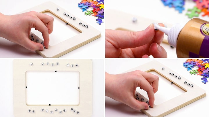 diy picture frame for dad