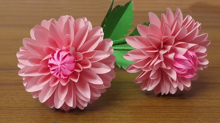 Mother's Day origami flower bouquet