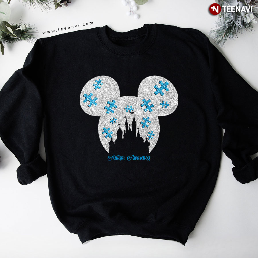 Autism Awareness Mickey Mouse Disney Sweatshirt