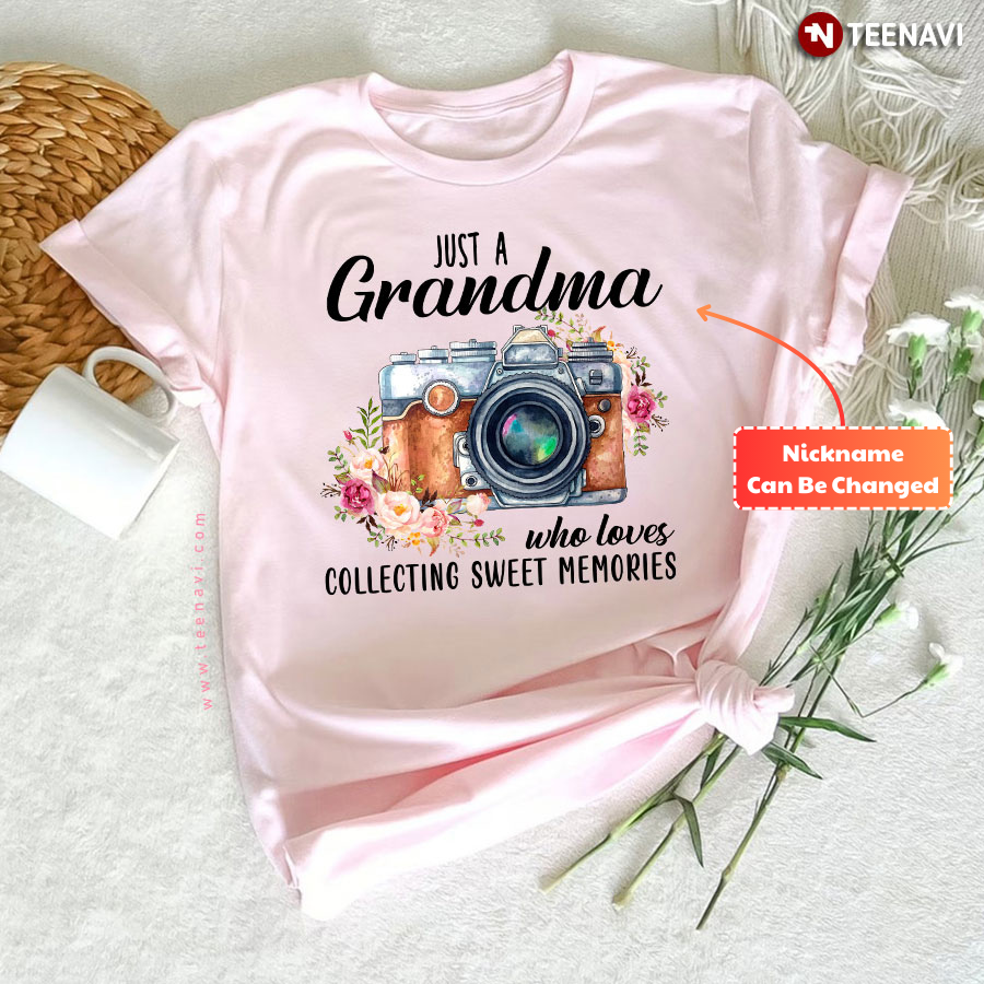Personalized Just A Grandma Who Loves Collecting Sweet Memories T-Shirt