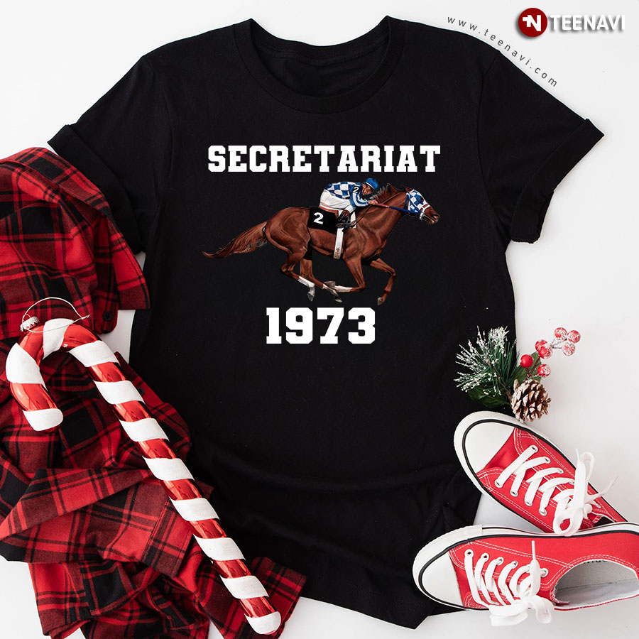 Secretariat 1973 Racehorse Horse Racing T-Shirt