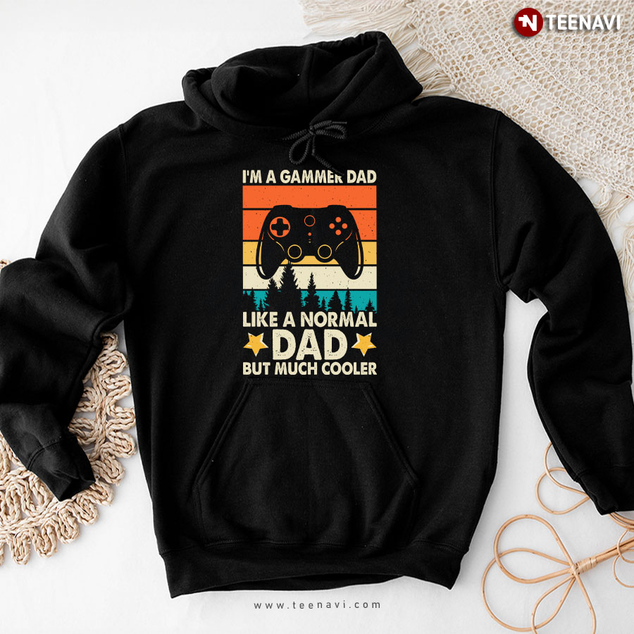 I'm A Gamer Dad Like A Normal Dad But Much Cooler Vintage Hoodie
