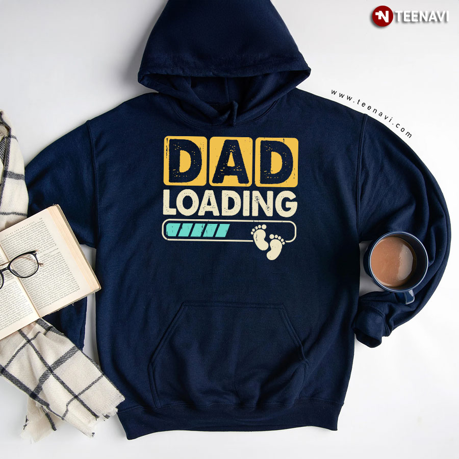 Dad Loading Promoted To Dad Baby Announcement Hoodie