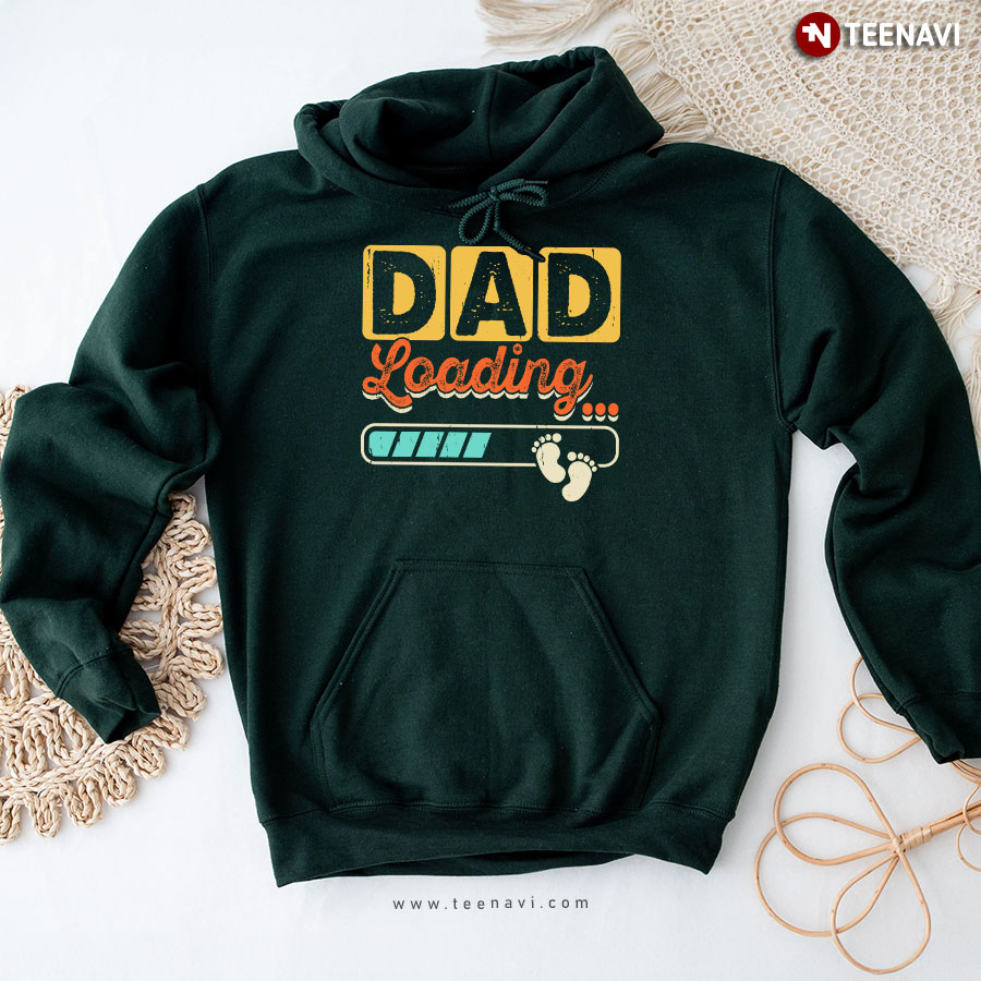 Dad Loading Baby Announcement Father's Day Hoodie