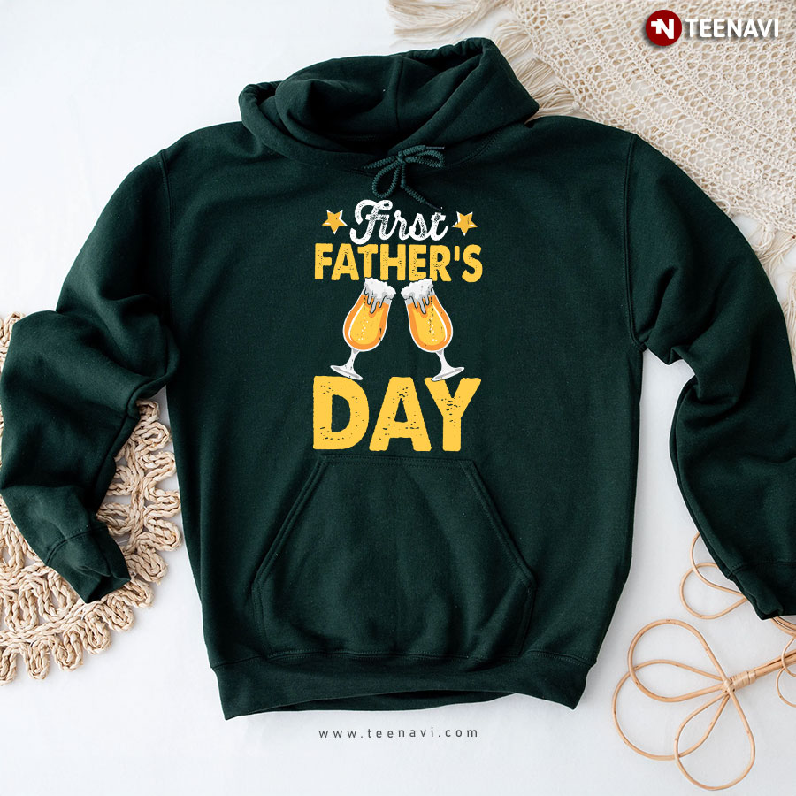 First Father's Day New Dad Hoodie