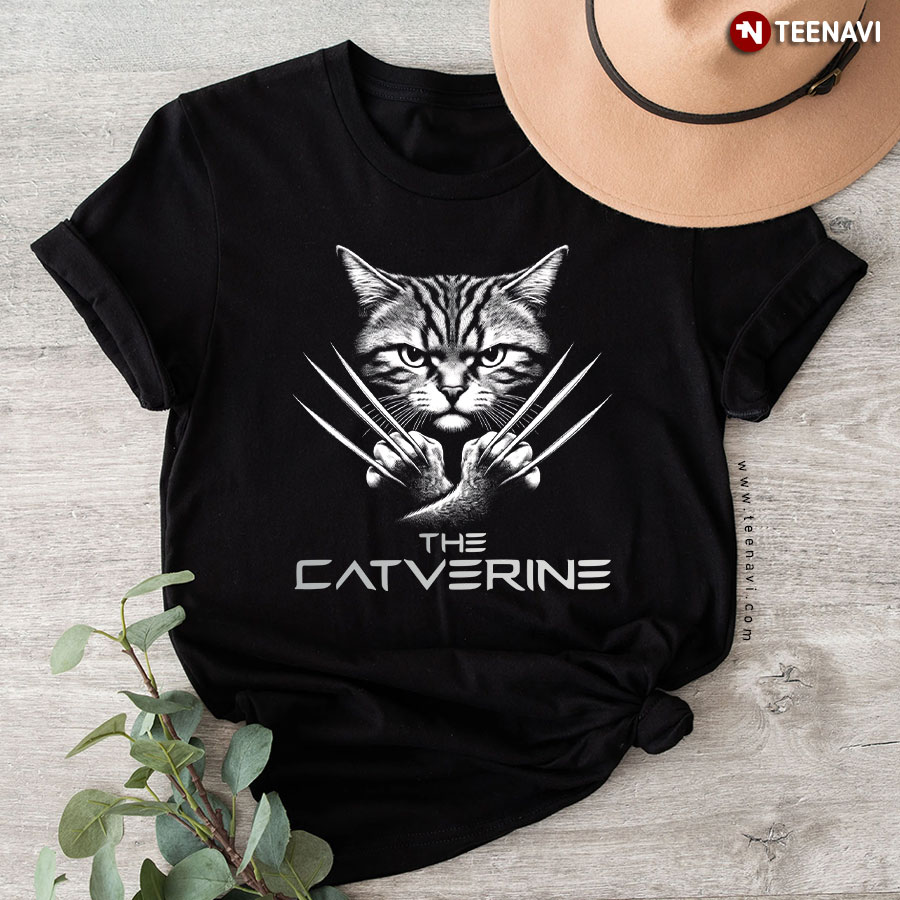 The Catverine The Wolverine Cat Lovers T-Shirt