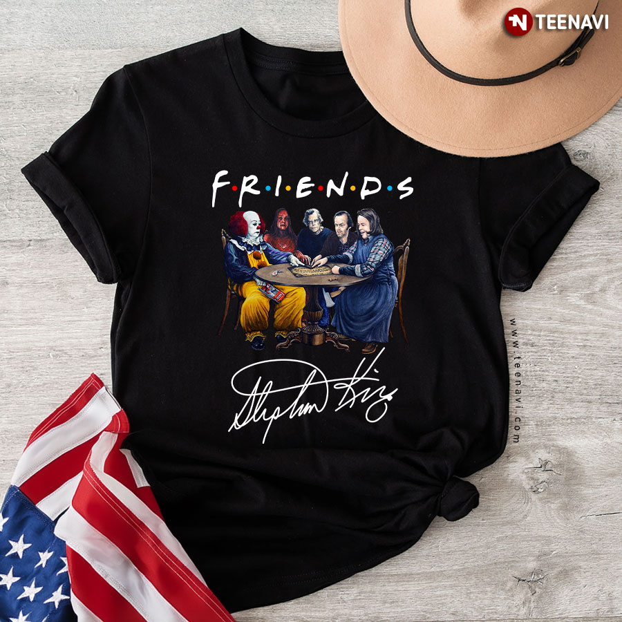 Stephen King With Friends Halloween T-Shirt