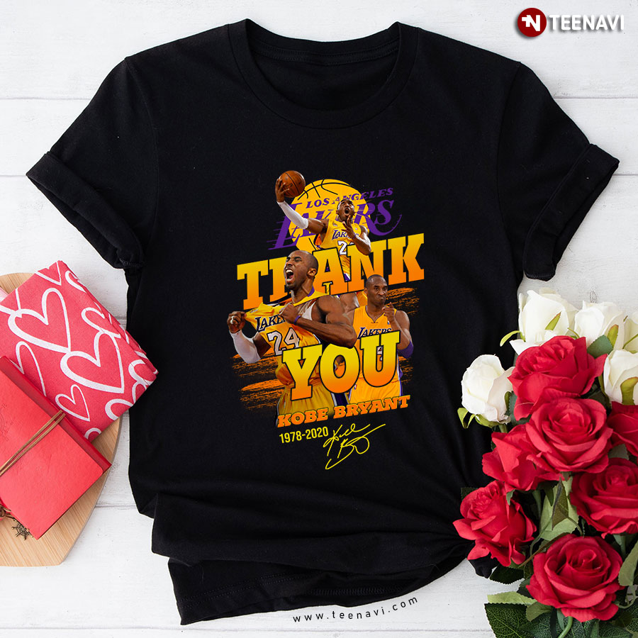 Thank You Kobe Bryant 1978 - 2020 Signature T-Shirt